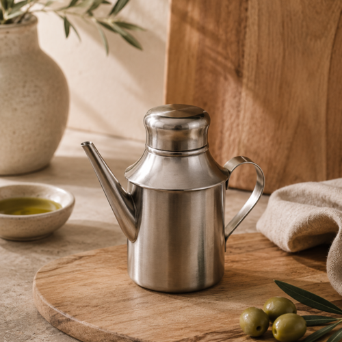 Aceitera de Acero Inoxidable 250 ml
