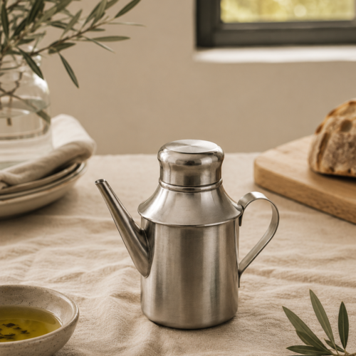 Aceitera de Acero Inoxidable 250 ml