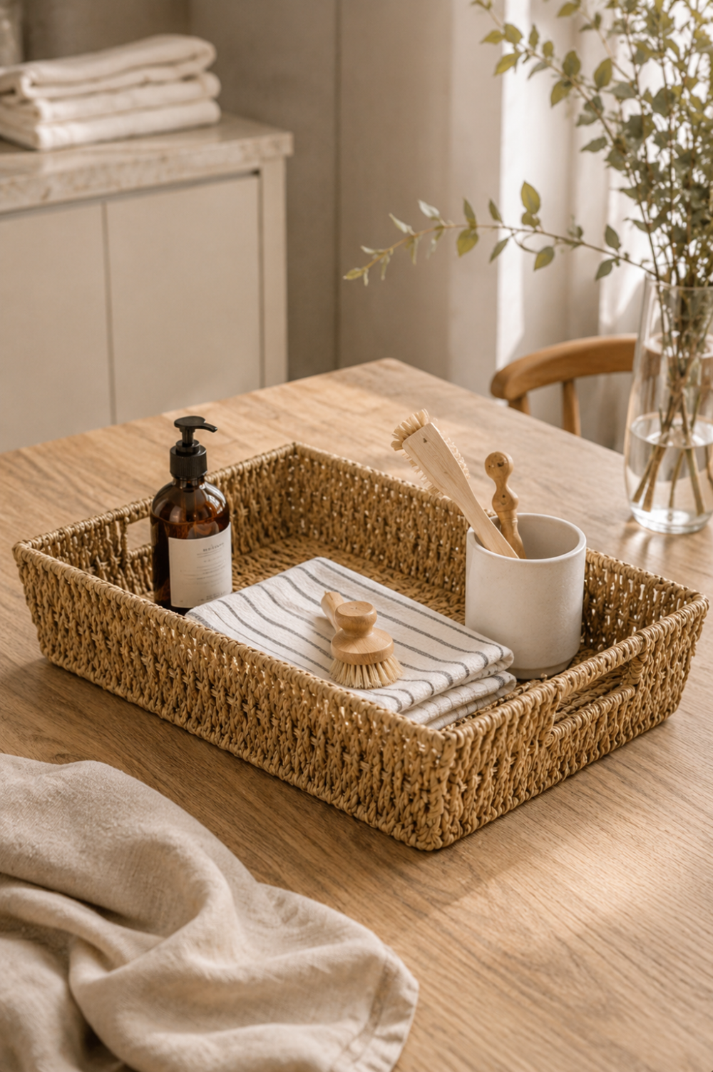Bandeja Rectangular con Manija 43x30 cm