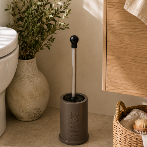 Cepillo para Baño de Cerámica Gris Bath 41 cm