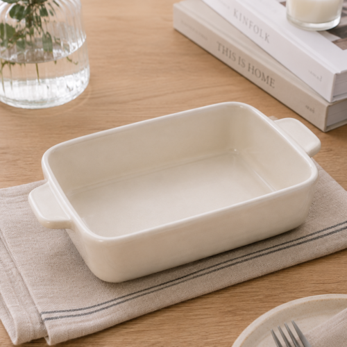 Fuente rectangular crema 21.5*13*5